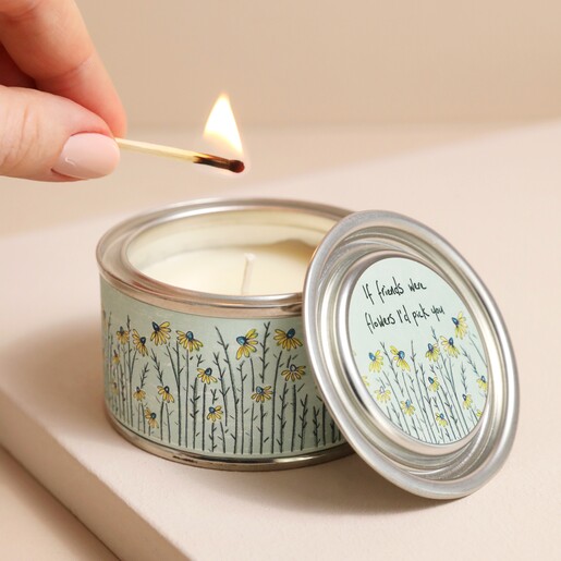Model Lighting East of India If Friends Were Flowers Scented Tin Candle with Match