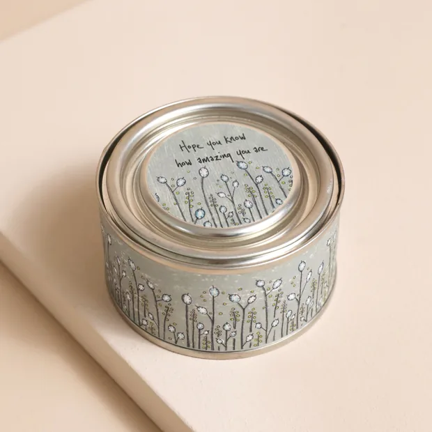 East of India You Are Amazing Scented Tin Candle East of India You Are Amazing Scented Tin Candle