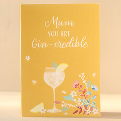 Gin-credible Mother's Day Card