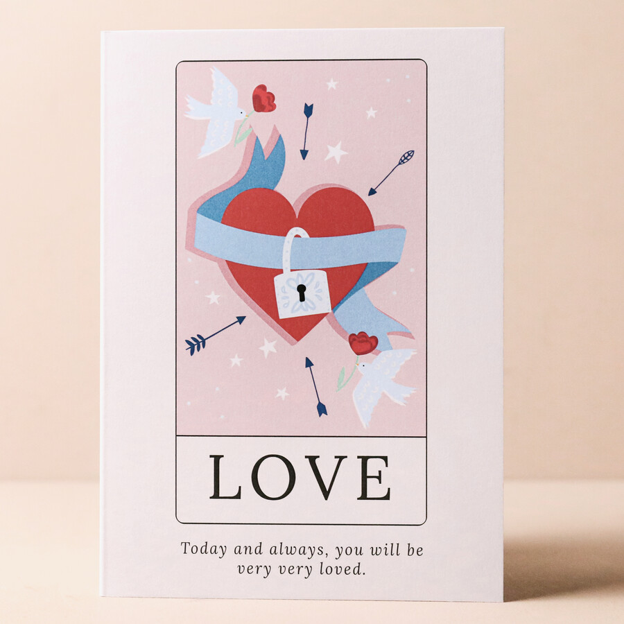 Ugyldigt Bounce petulance Love Tarot Greetings Card | Lisa Angel