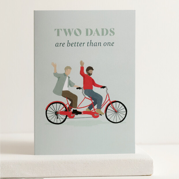 Two Are Better Than One Father's Day Card Two Are Better Than One Father's Day Card