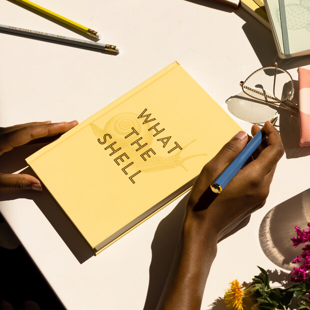 Designworks Ink What the Shell Lined Notebook