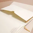 Inside slip in back page of Designworks Ink Zodiac Jumbo Notebook