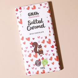 100g Bar of Gnaw Salted Caramel Chocolate