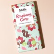 Gnaw Raspberry Crisp Dark Chocolate Bar on Neutral Background