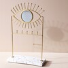 Lisa Angel Jewellery Stand and Mirror with Terrazzo Base