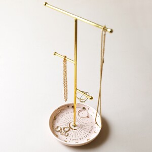 Moon Phase Trinket Dish with Stand