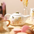 Teapot From Dusky Pink Floral Ceramic Teapot and Mug Set