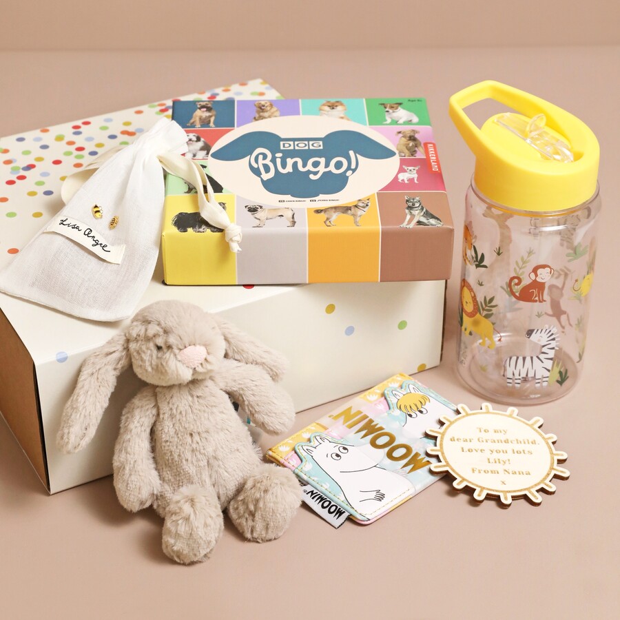 A Carefully Curated Gift Hamper for Either the Parents or the 1 Year Old is a Great Way to Gift a Host of Heartfelt Pieces in One Go