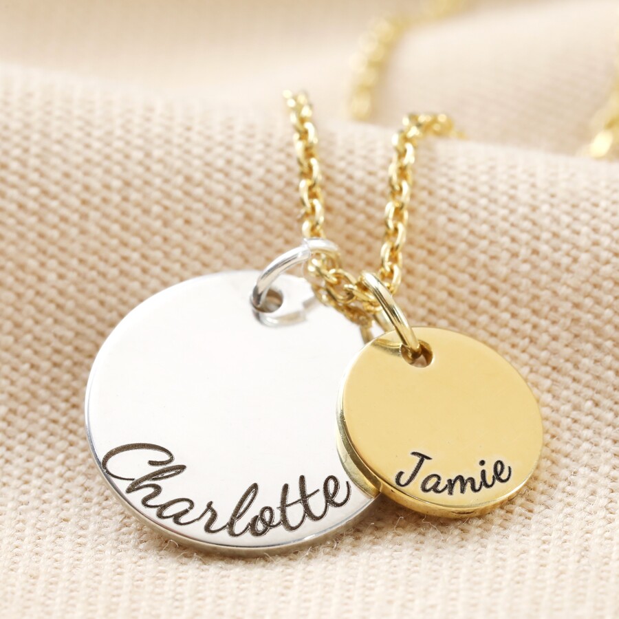 Disc Charm Necklace