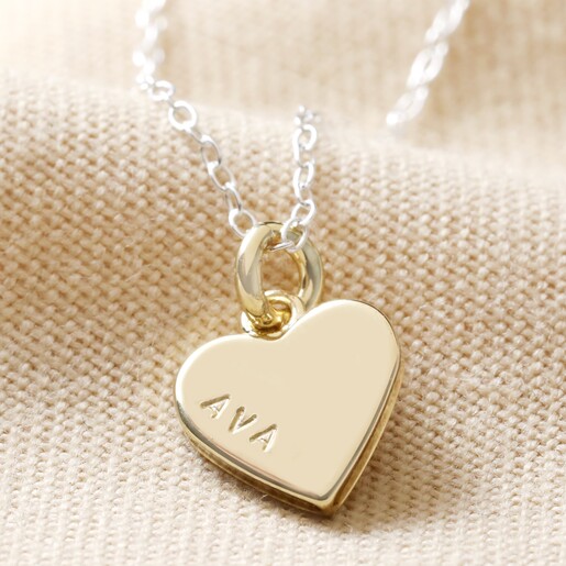 Small heart clearance gold pendant