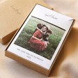Gift Box For Personalised Family Names Heart Charm Necklace with Photo Gift Box