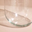 Close up of the base of the Large Rounded Glass Vase
