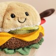 Close Up of Jellycat Amuseable Burger Soft Toy