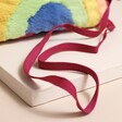 Close Up of Strap on Jellycat Amuseable Rainbow Bag