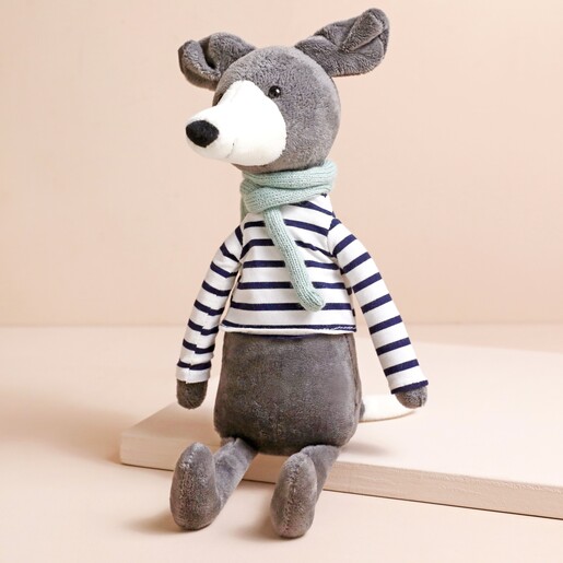 Jellycat Beatnik Buddy Whippit Soft Toy on Beige coloured background