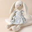 Jellycat Floral Lottie Bunny Soft Toy on Neutral Background