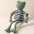 Jellycat Francisco Frog Soft Toy on Neutral Background