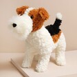 Jellycat Hector Fox Terrier Soft Toy on Neutral Background