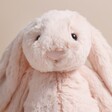 Close Up of Jellycat Medium Bashful Blush Bunny Soft Toy