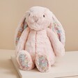Jellycat Medium Blossom Blush Bunny Soft Toy on Neutral Background