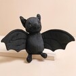 Jellycat Wrapabat Black Soft Toy with wings spread wide
