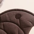 Close Up of Velcro on Jellycat Wrapabat Brown Soft Toy