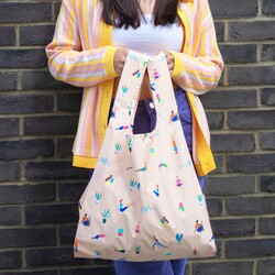 Kind Bag Yoga Print Reusable Shopping Bag