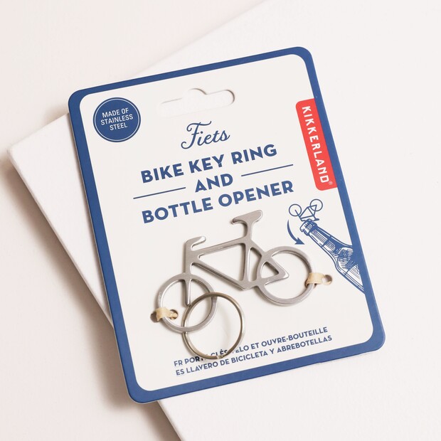 Stainless Steel Bike Keyring and Bottle Opener Stainless Steel Bike Keyring and Bottle Opener