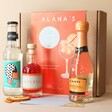 Personalised Aperol Spritz Cocktail Kit with Your Name printed on Sleeve