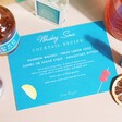 Recipe Card from the Personalised Whiskey Sour Cocktail Kit
