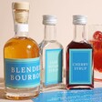 Liqueur Bottles from the Personalised Whiskey Sour Cocktail Kit