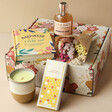 Contents of Build Your Own Mother's Day Gift Hamper on Flower Gift Box