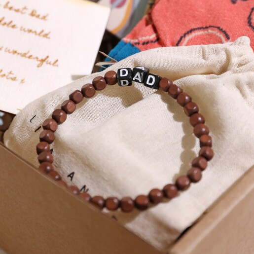 Close Up of Bracelet in Best Dad Gift Hamper