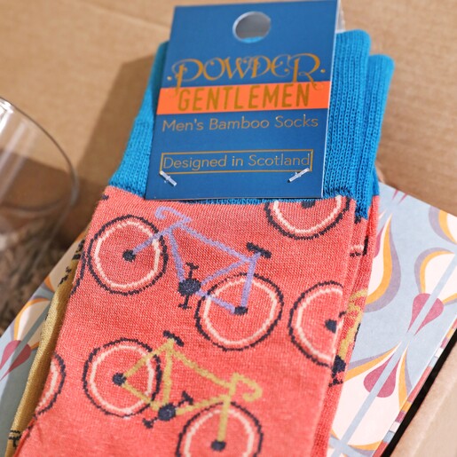 Close Up of Socks in Best Dad Gift Hamper