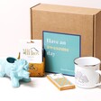 Awesome Men's Build Your Own Gift Hamper with Dinosaur Planter and Mug