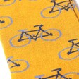 Close Up of Print on Personalised Mr Heron Men's Bamboo Bike Socks