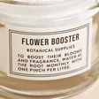 Close up of label on the Norfolk Natural Living Flower Booster