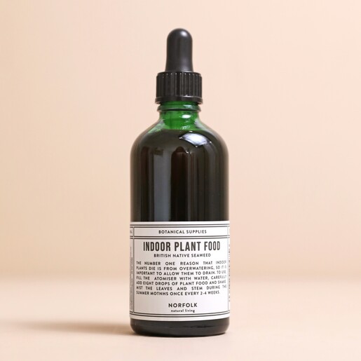 Norfolk Natural Living Indoor Plant Food against neutral background