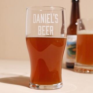 Personalised Name Beer Pint Glass