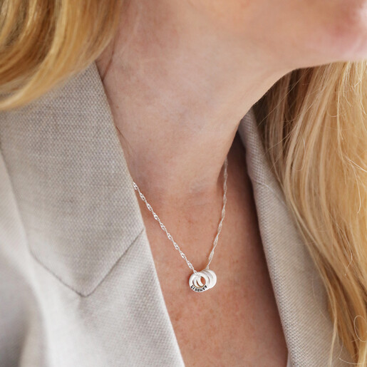 Personalised Diamond Initials Mangalsutra Necklace | FORO World