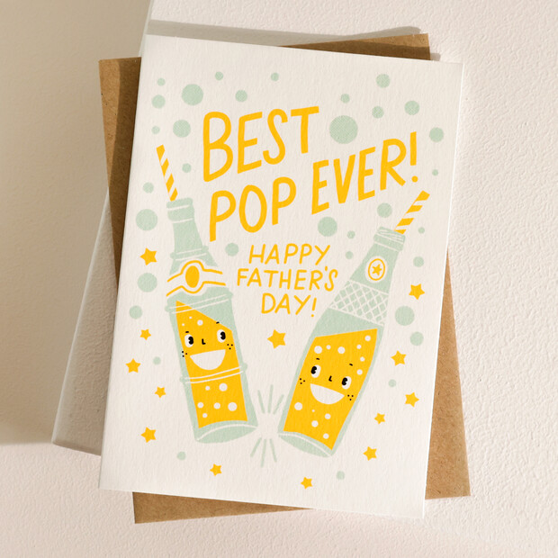 Best Pop Ever Father's Day Card | Ohh Deer | Lisa Angel