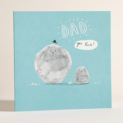 Ohh Deer Dad Rocks Square Greetings Card