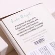Information on the back of the Not For Sharing Dark Chocolate Bar with Hazelnuts Wrapping