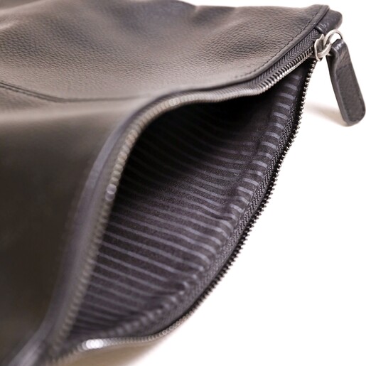 Korean Style Minimalistic Black Calfskin Leather Box Bag -  Israel