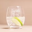 Taylor personalisation on Personalised Name Gin Tumbler