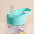 Open Spout Lid on the Personalised Sass & Belle Roarsome Dinosaurs Water Bottle