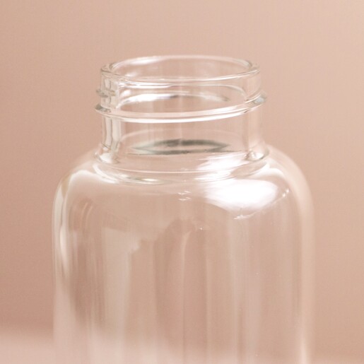 Rose Quartz Purifying Glass Water Bottle Lisa Angel