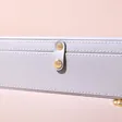 Popper Closing on Large Grey Jewellery Box