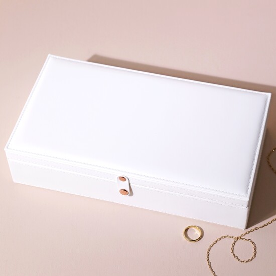 White Large Jewellery Box